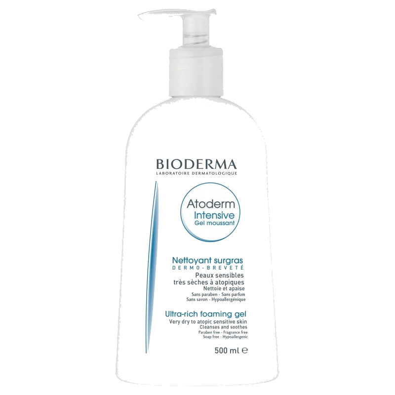 Bioderma Atoderm Intensive Gel Moussant Nettoyant Ultra Apaisant 500 — BIODERMA