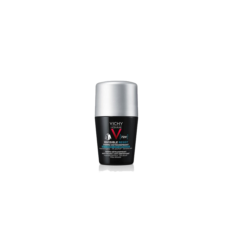 Vichy Homme Dermo-Détranspirant Invisible Protect 72H Déodorant 50 ml — VICHY