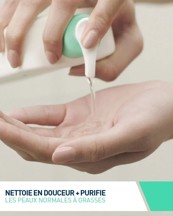 CeraVe Gel Moussant Nettoyant Peau Normale à Grasse 473ml — visuel 2
