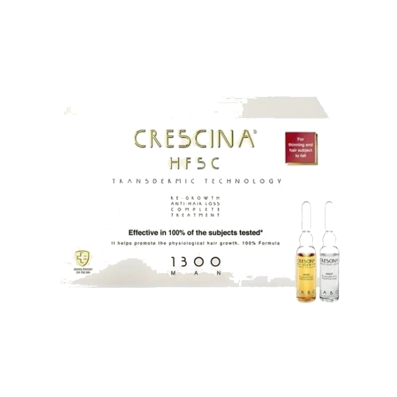 Crescina Transdermic 1300 Re-Growth And anti-Hair Loss Homme — CRESCINA