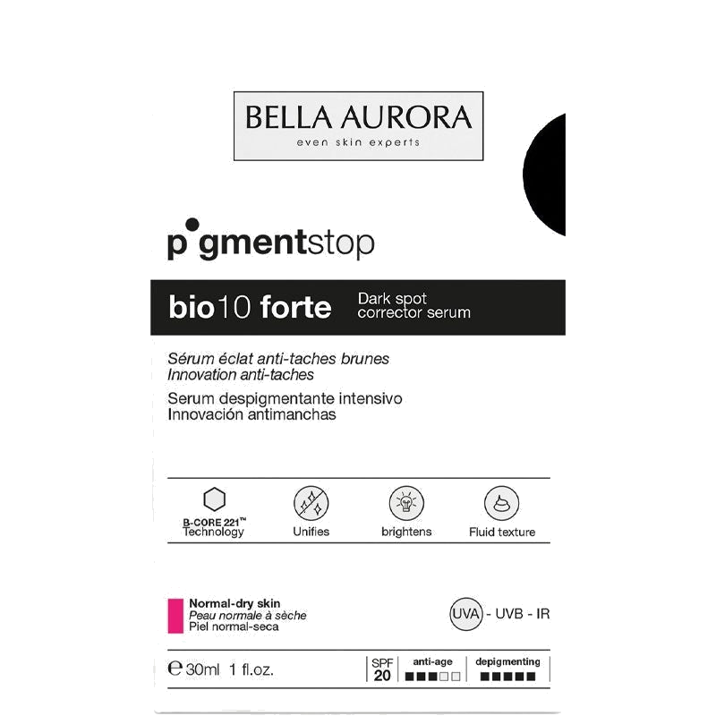 Bella Aurora Pigmentstop Bio 10 Forte Sérum anti Tâches Peau Normale — BELLA AURORA