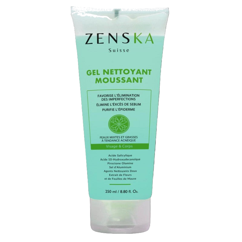 Zenska Gel Nettoyant Moussant 250 ml — ZENSKA