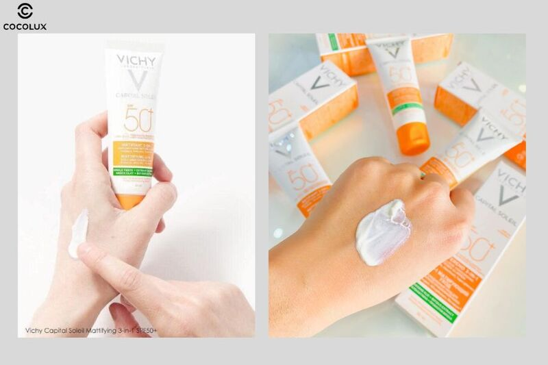 Vichy Capital Soleil Crème Solaire Matifiante 3en1 SPF50+ Peau Mixte — visuel 2