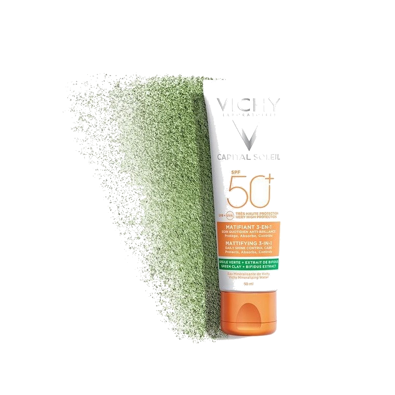 Vichy Capital Soleil Crème Solaire Matifiante 3en1 SPF50+ Peau Mixte — VICHY