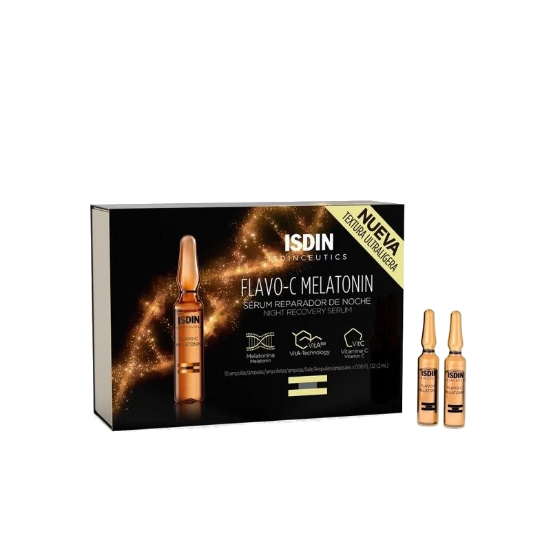 Isdin Flavo-C Mélatonine Sérum Nuit 30 Ampoules — ISDIN