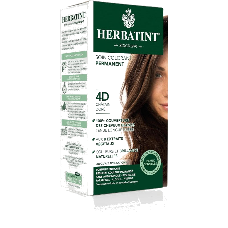 Herbatint Chatain Dore 4D — HERBATINT