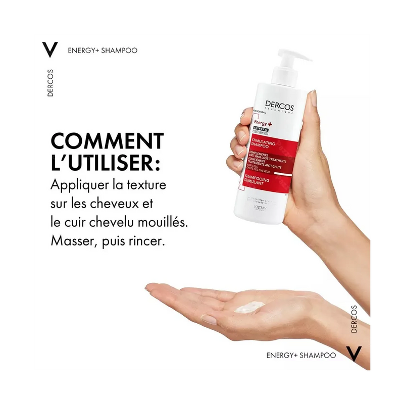 Vichy Dercos Energy+ Shampoing anti-Chute 400ml — visuel 4