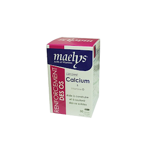 Maelys Calcium et Vitamine d Boite 30 Gélules