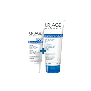 Uriage Bariederm CICA SPF50+ 40ml + Bariederm CICA Gel Nettoyant 200ml