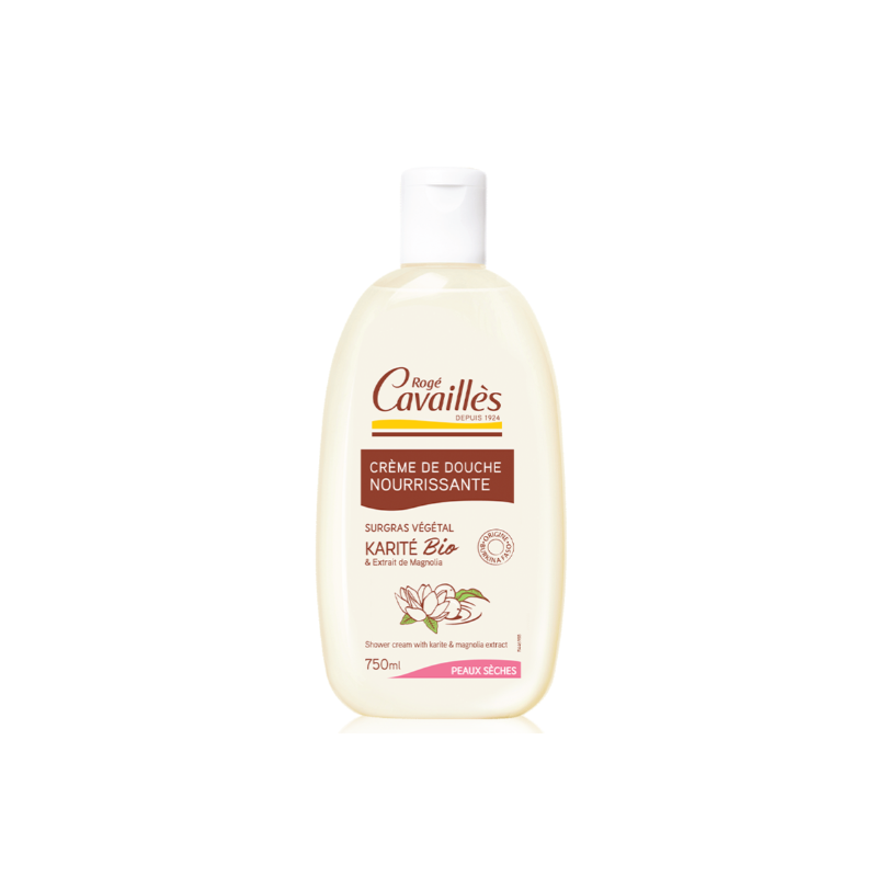 Roge Cavailles Nourrissante Crème Douche Karité & Magnolia 750 ml — visuel 2