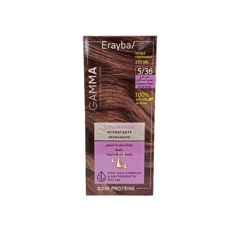 Erayba Gamma Next Chatain Clair Dore Brun 5/36 100ml — ERAYBA