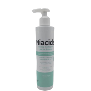 Niacide Dermo-Nettoyant Gel de Limpeza Visage et Corps Peau Grasse