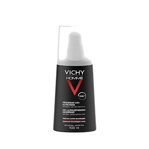 Vichy Homme Déodorant Vaporisateur Ultra-Frais 24H Peau Sensible 100ml