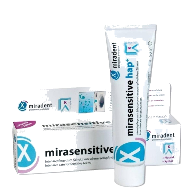 Miradent Mirasensitive Hap+ Dentifrice 50 ml — MIRADENT