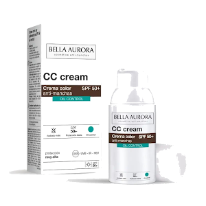 Bella Aurora CC Creme anti-Taches Oil Free SPF50+ 50ml
