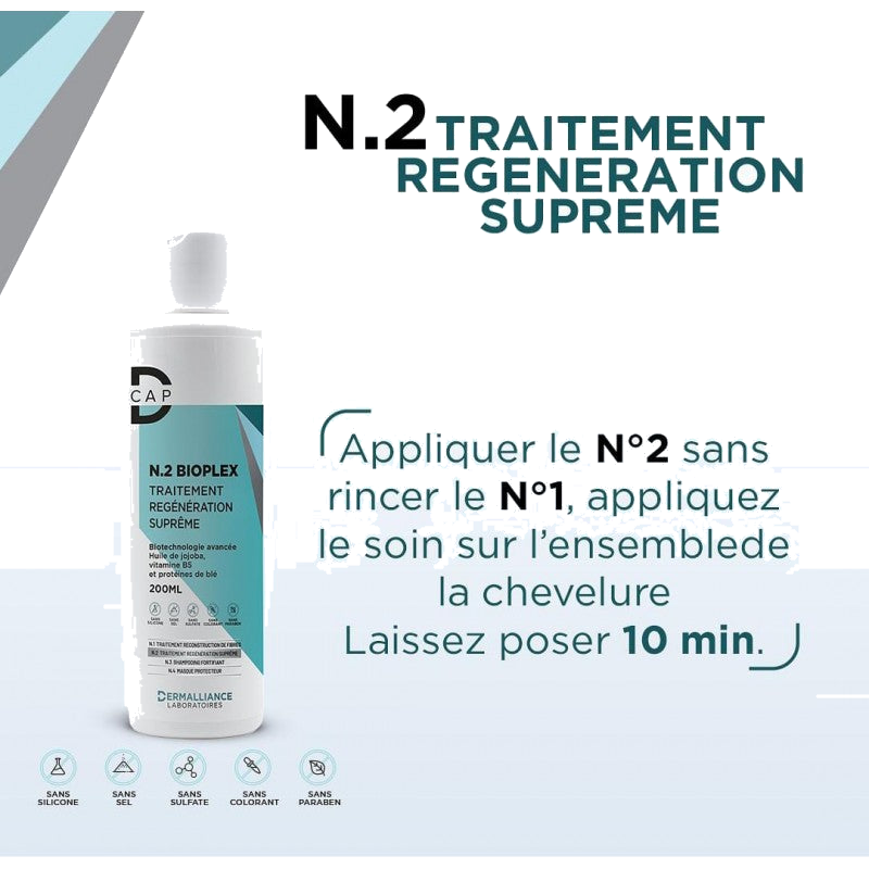 D-Cap N2 Bioplex Traitement Reconstruction Supreme 200ml — D-CAP