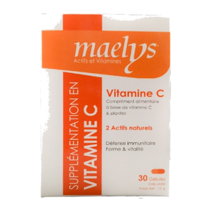 Maelys Vitamine C Boite 30 Gélules
