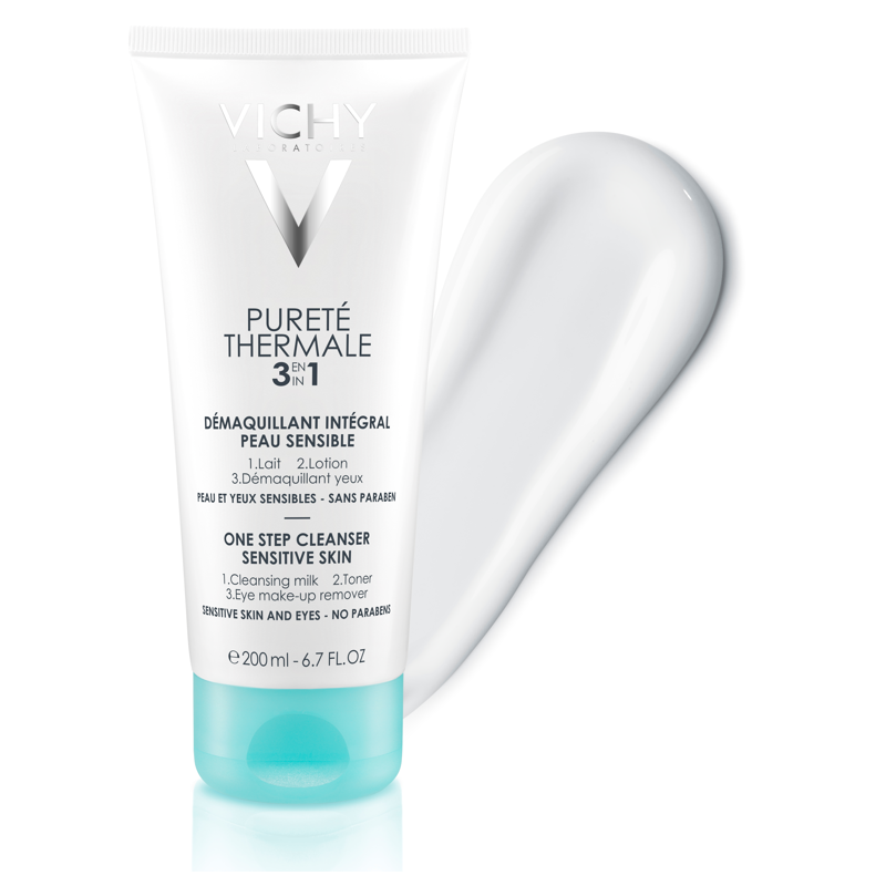 Vichy Pureté Thermale Démaquillant Intégral 3en1 Peau Sensible 200ml — VICHY