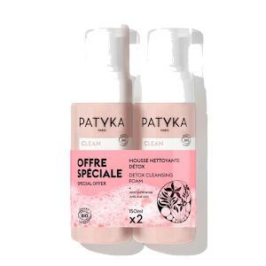 Patyka Clean Pack Mousse Nettoyante Detox 150ml*2