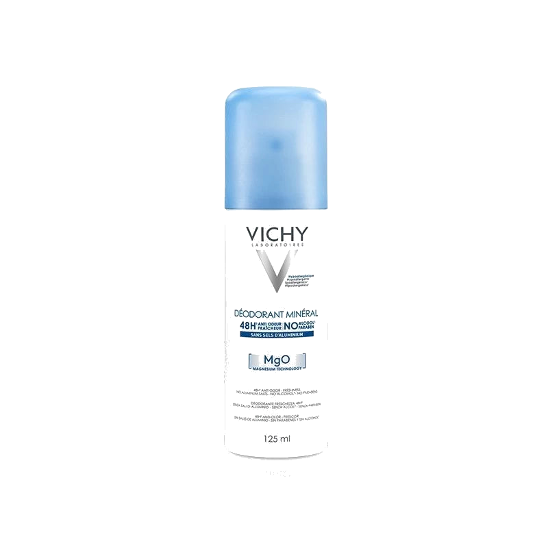 Vichy Dermo-Tolérance Déodorant Minéral 48H Aérosol sans Sels — VICHY