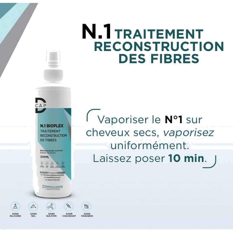 D-Cap N1 Bioplex Traitement Reconstruction de Fibre 200ml — D-CAP