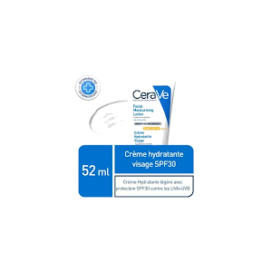 CeraVe Crème Hydratante Visage SPF30 Peaux Normales à Sèches 52ml