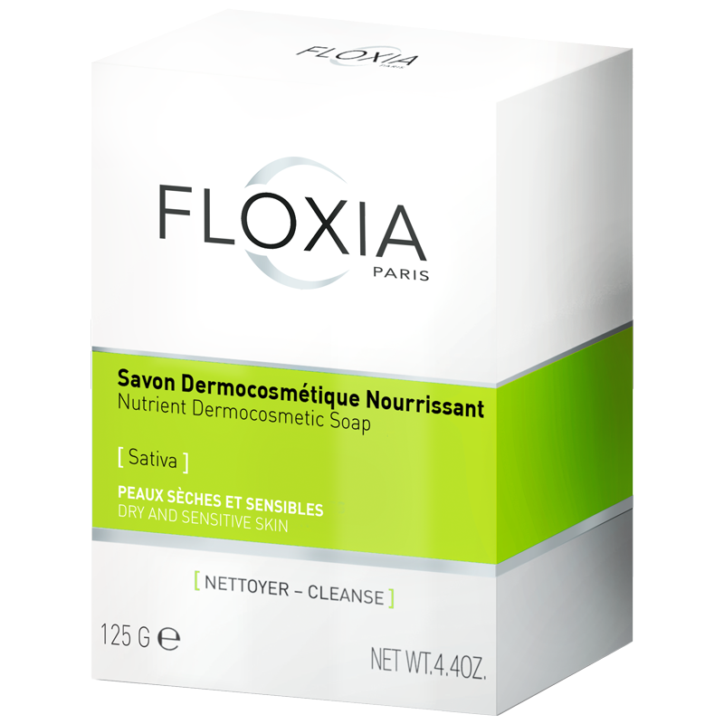 Floxia Sativa Savon Dermocosmétique Nourrissant 125g — FLOXIA