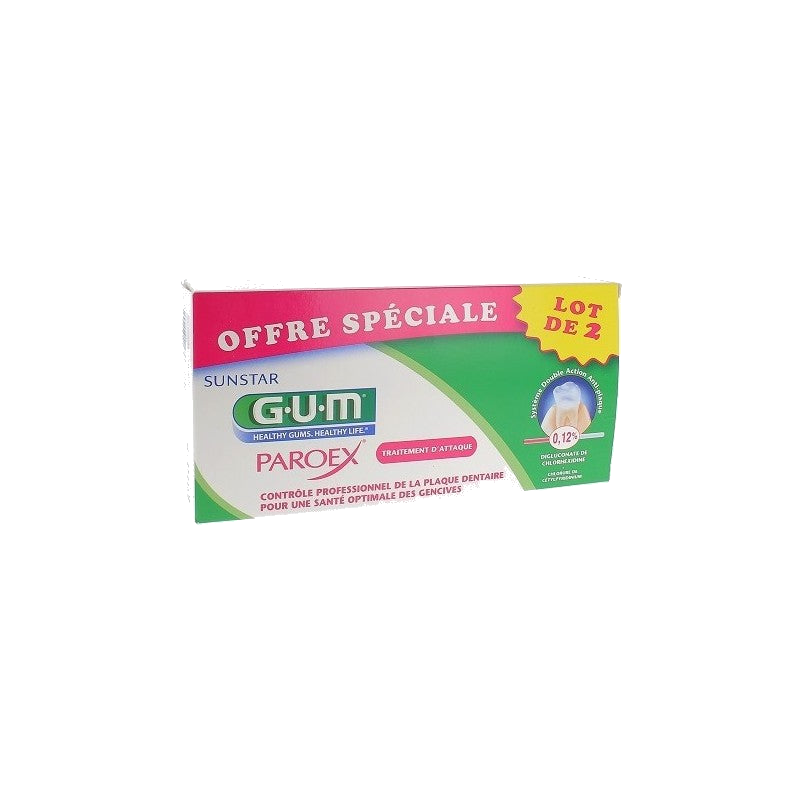 Gum Paroex Pack Duo Dentifrice 75ml*2 — GUM