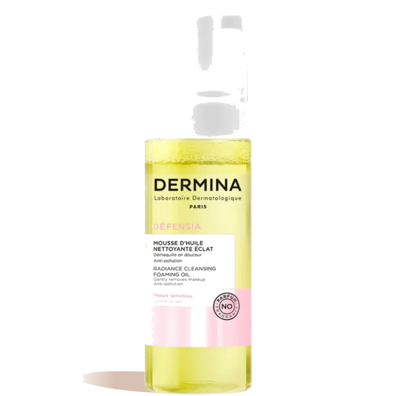 Dermina Defensia Mousse d'Huile Démaquillante Éclat 150ml — DERMINA