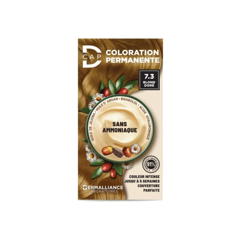 D-Cap Coloration Permanente N7.3 Blond Dore — D-CAP
