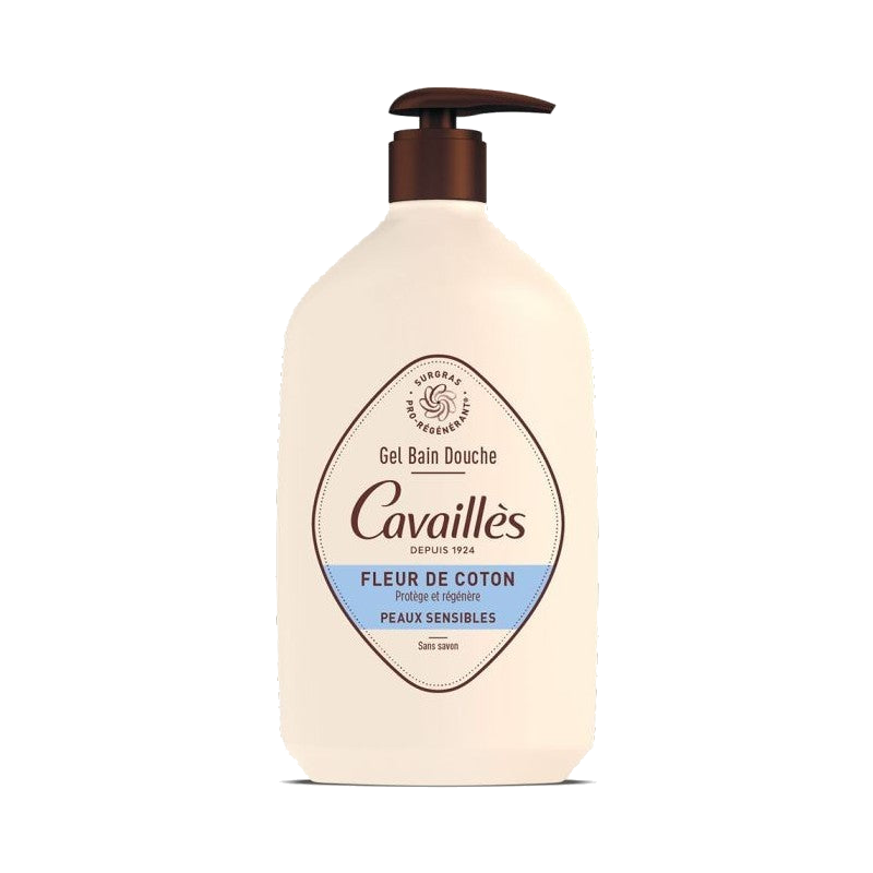 Roge Cavailles Fleur de Coton Gel Bain Douche 1l — ROGE CAVAILLES