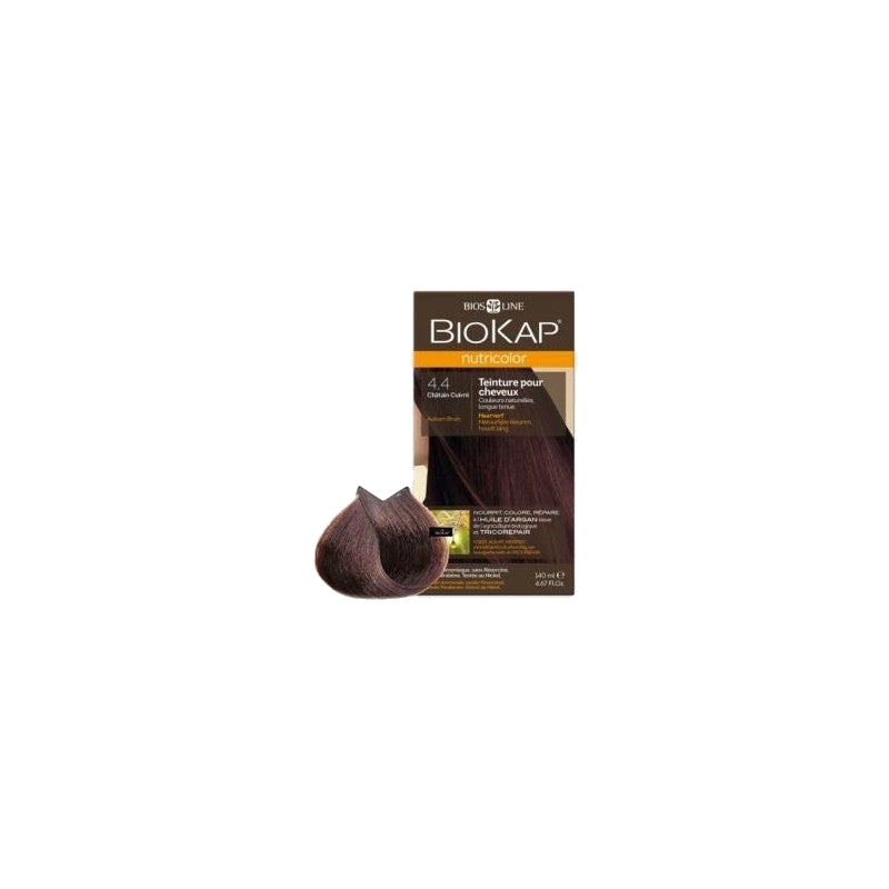 Biokap Nutricolor 4.4 Châtain Cuivré, 140 ml — BIOKAP