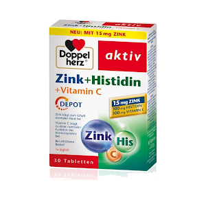 Doppel Herz Aktiv Zinc + Hisridin + Vitamine C 30 Comprimés