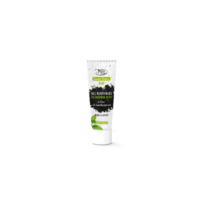 Denti Smile Detox Bio Gel Dentifrice au Charbon Actif Menthe Poivrée — DENTI SMILE