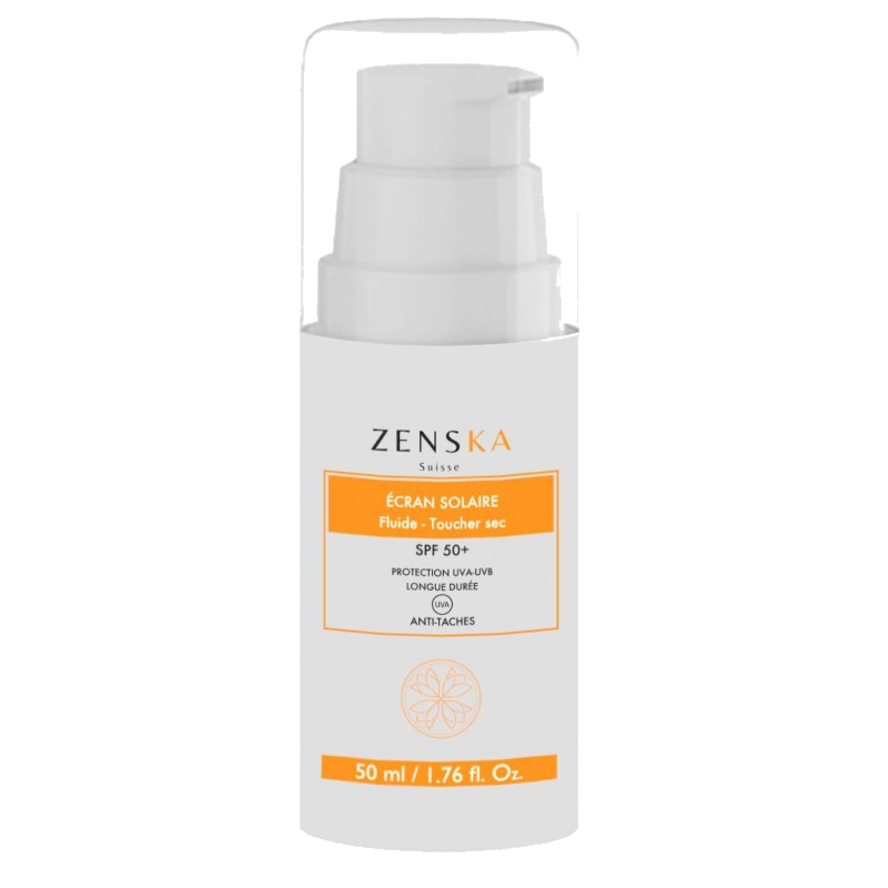 Zenska Écran Solaire Fluide Toucher Sec SPF50+ 50ml — ZENSKA