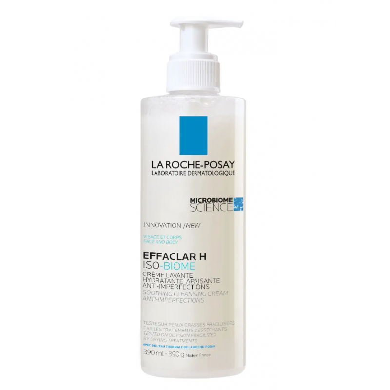 La Roche-Posay Effaclar H Iso-Biome Crème Lavante 390 ml — LA ROCHE POSAY