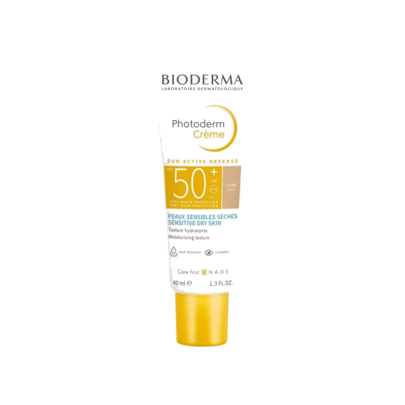Bioderma Photoderm Creme Claire Sun Active Defense Peaux Sensibles — BIODERMA