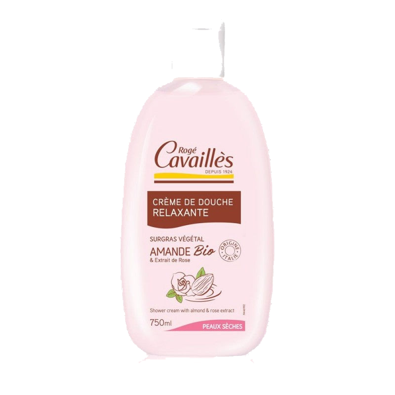 Roge Cavailles Relaxante Crème Douche Amande & Rose 750 ml — visuel 2