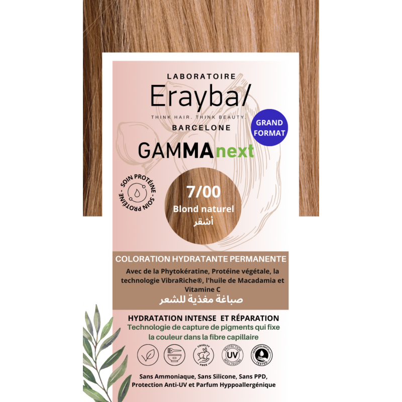 Erayba Coloration Hydratante Permanente Blond Naturel N°7 — visuel 2