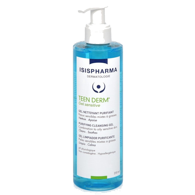 Isispharma Teen Derm Gel Sensitive 250 ml — ISISPHARMA