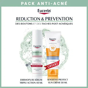 Eucerin Pack Dermopure Serum Triple Action 40ml + Sensitive Protect