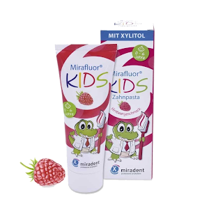 Miradent Mirafluor Kids Dentifrice Framboise 75 ml
