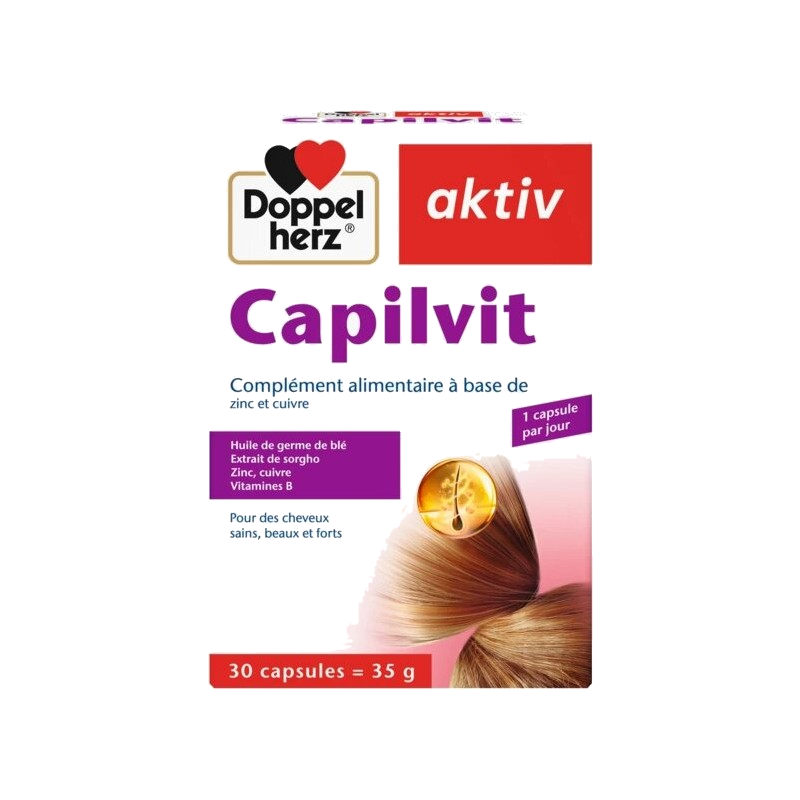 Doppel Herz Aktiv Capilvit 30 Capsules — DOPPEL HERZ AKTIV
