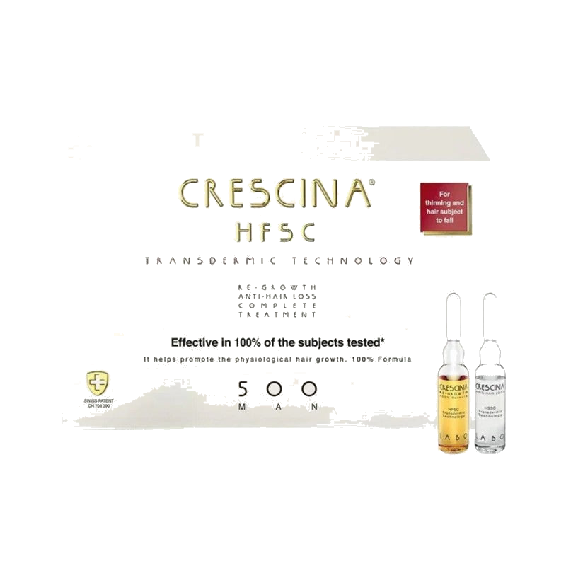 Crescina Transdermic 500 Re-Growth And anti-Hair Loss Homme — CRESCINA
