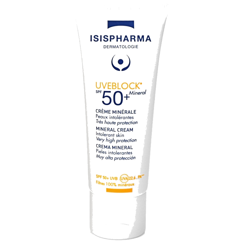 Isispharma Uveblock 50 Crème Minérale Invisible SPF 50+ 40 ml — ISISPHARMA
