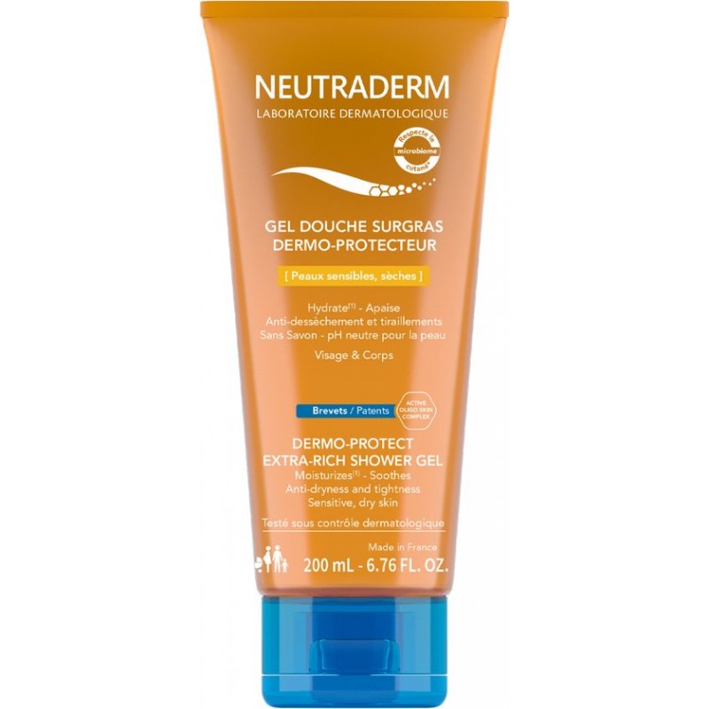 Neutraderm Gel Douche Surgras Dermo-Protecteur 200 ml — NEUTRADERM