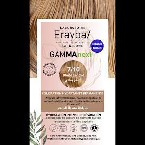 Erayba Coloration Hydratante Permanente Blond Cendre N°7.10