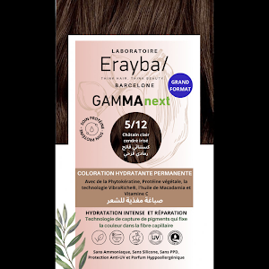 Erayba Coloration Hydratante Permanente Chatin Clair Centre Irise
