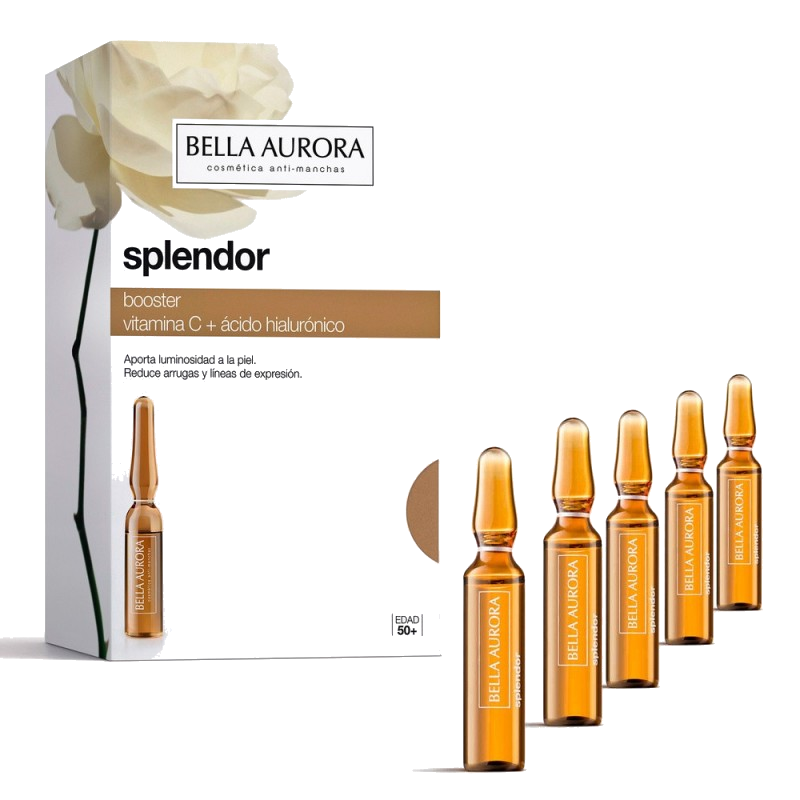 Bella Aurora Splendor Booster Vit C + Acide Hyaluronique 5 Ampoules — BELLA AURORA