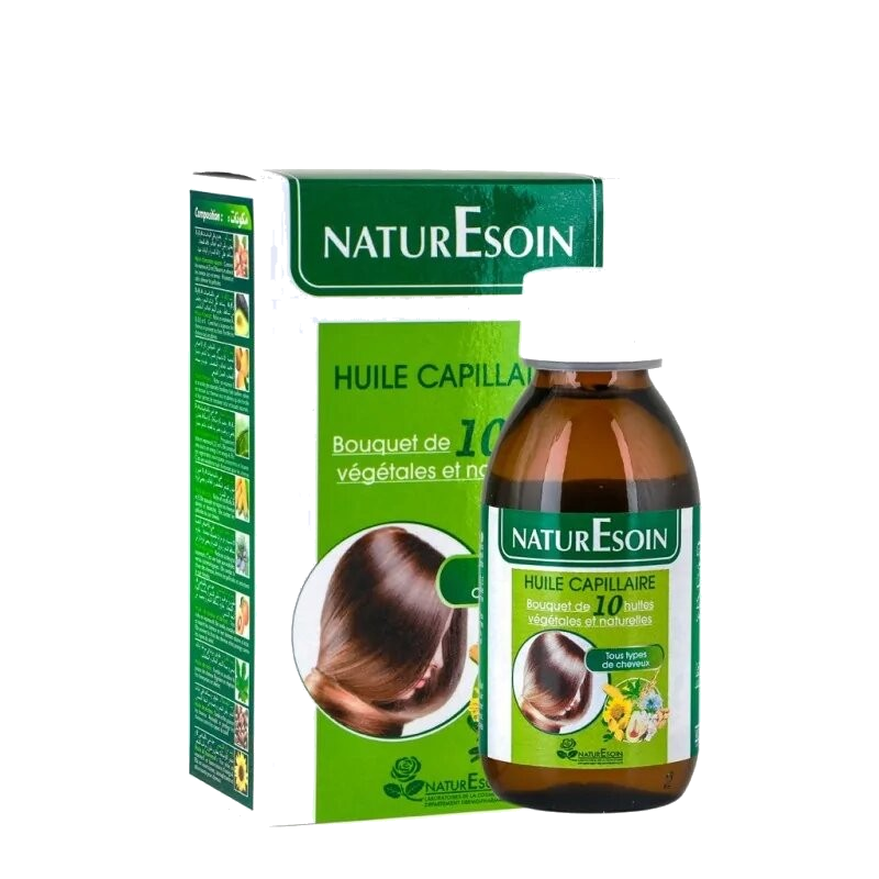 Nature Soin Huile Capillaire 10 Tous Types de Cheveux 125ml — NATURE SOIN